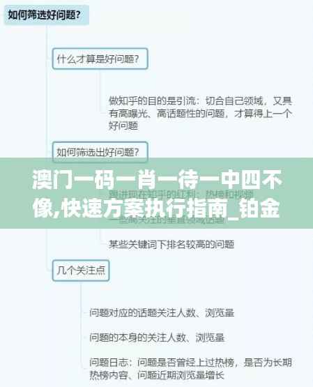澳门一码一肖一待一中四不像,快速方案执行指南_铂金版7.611