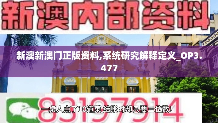 新澳新澳门正版资料,系统研究解释定义_OP3.477