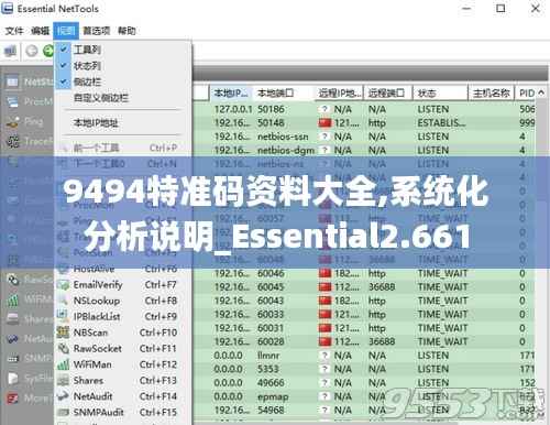 9494特准码资料大全,系统化分析说明_Essential2.661
