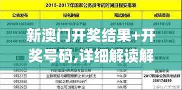 新澳门开奖结果+开奖号码,详细解读解释落实_Prime6.388