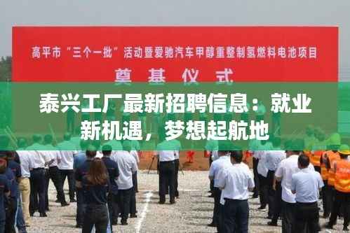 泰兴工厂最新招聘信息:就业新机遇,梦想起航地