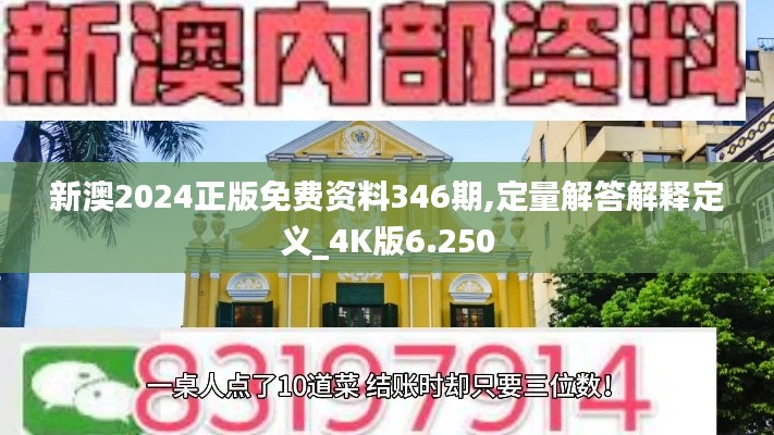 新澳2024正版免费资料346期,定量解答解释定义_4K版6.250