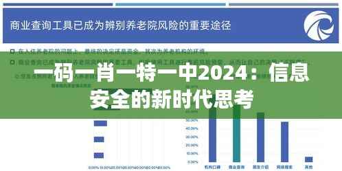 一码一肖一特一中2024:信息安全的新时代思考