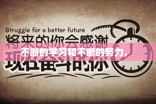 不断的学习和不断的努力， 